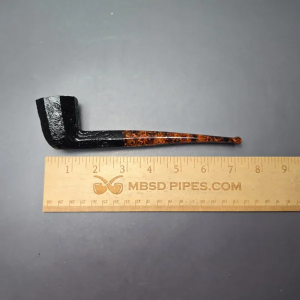 Savinelli Ottagono Long II Sandblasted Panel Dublin Briar Pipe, New, 6mm - Image 12