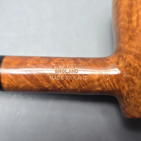 James Upshall Empire Old England XXL Smooth Poker Estate Briar Pipe, Unsmoked - Image 12
