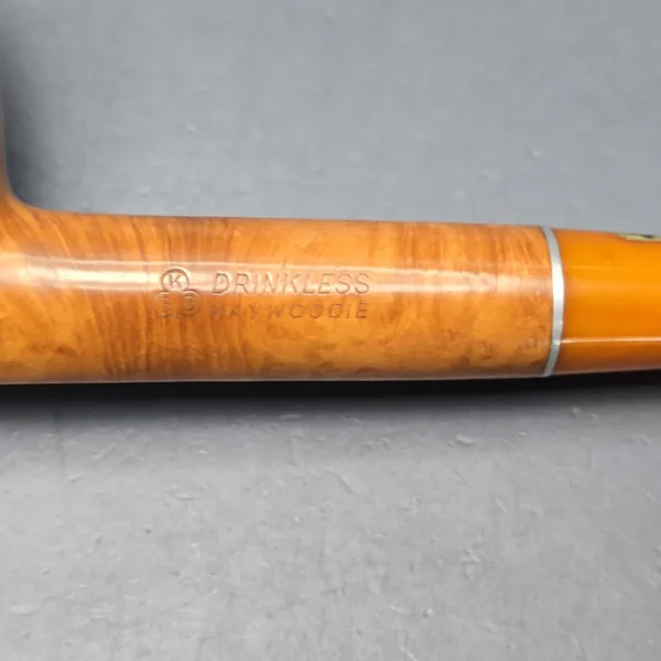 Kaywoodie (c.1929-32) Drinkless Suntan Rock Ambera 7207 Smooth Billiard (Unsmoked Estate) - Image 12