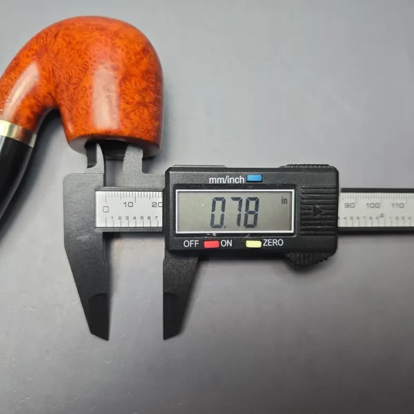 Merchant Service Smooth Full Bent Oom Paul Estate Briar Pipe, Unsmoked - Image 12