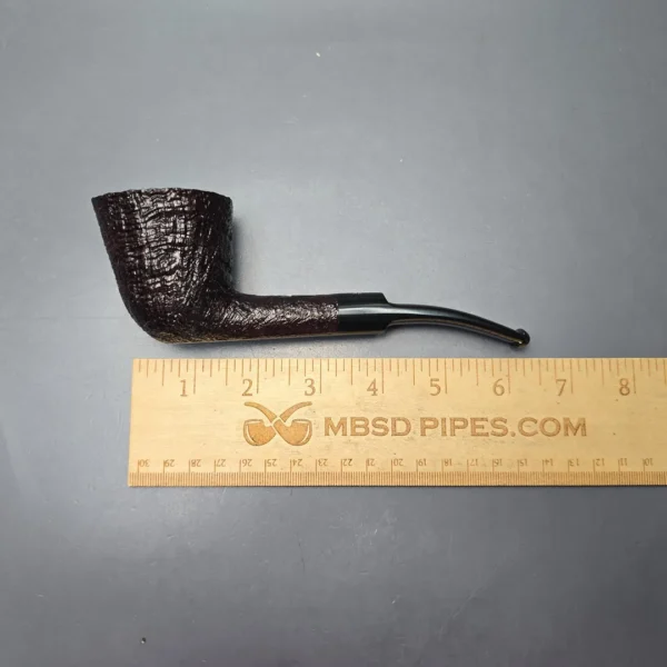 Ben Wade (Peter Wilson) XL Sandblasted Dublin Estate Briar Pipe, Unsmoked - Image 12