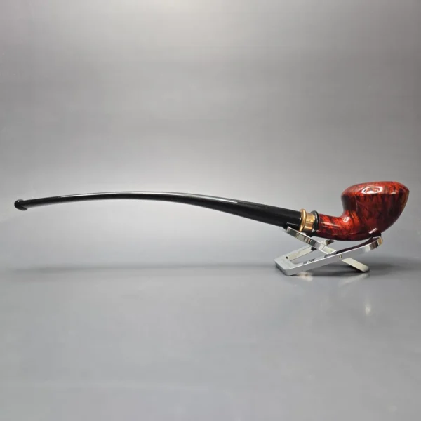 4th Generation (by Chacom) Smooth Churchwarden with Brass (Unsmoked Estate) - Image 4