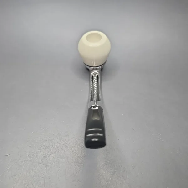 Falcon Bent Dental w/ MBSD Meerschaum Apple Block Meerschaum Bowl Pipe, New - Image 5