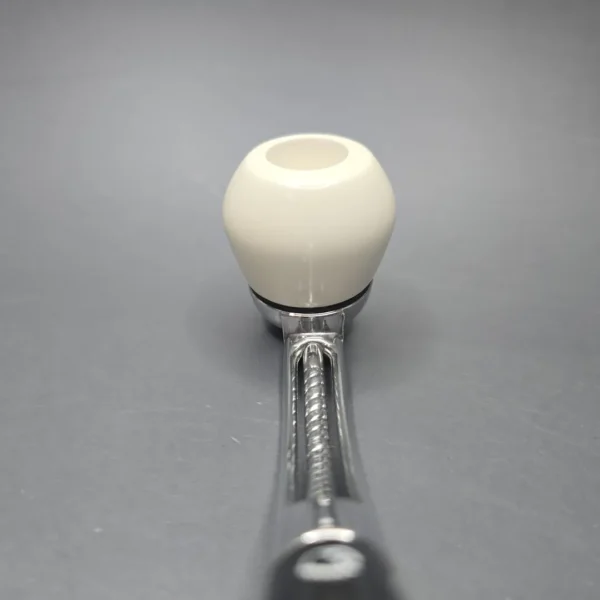 Falcon Bent Dental w/ MBSD Meerschaum Apple Block Meerschaum Bowl Pipe, New - Image 6