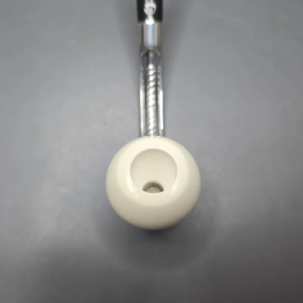 Falcon Bent Dental w/ MBSD Meerschaum Apple Block Meerschaum Bowl Pipe, New - Image 7
