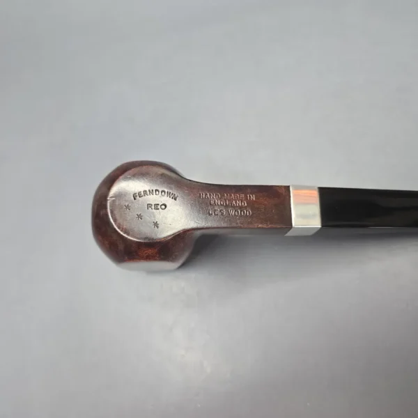 Ferndown Reo 3 Star Smooth Panel w/ Silver Estate Briar Pipe, English Estates - Image 12