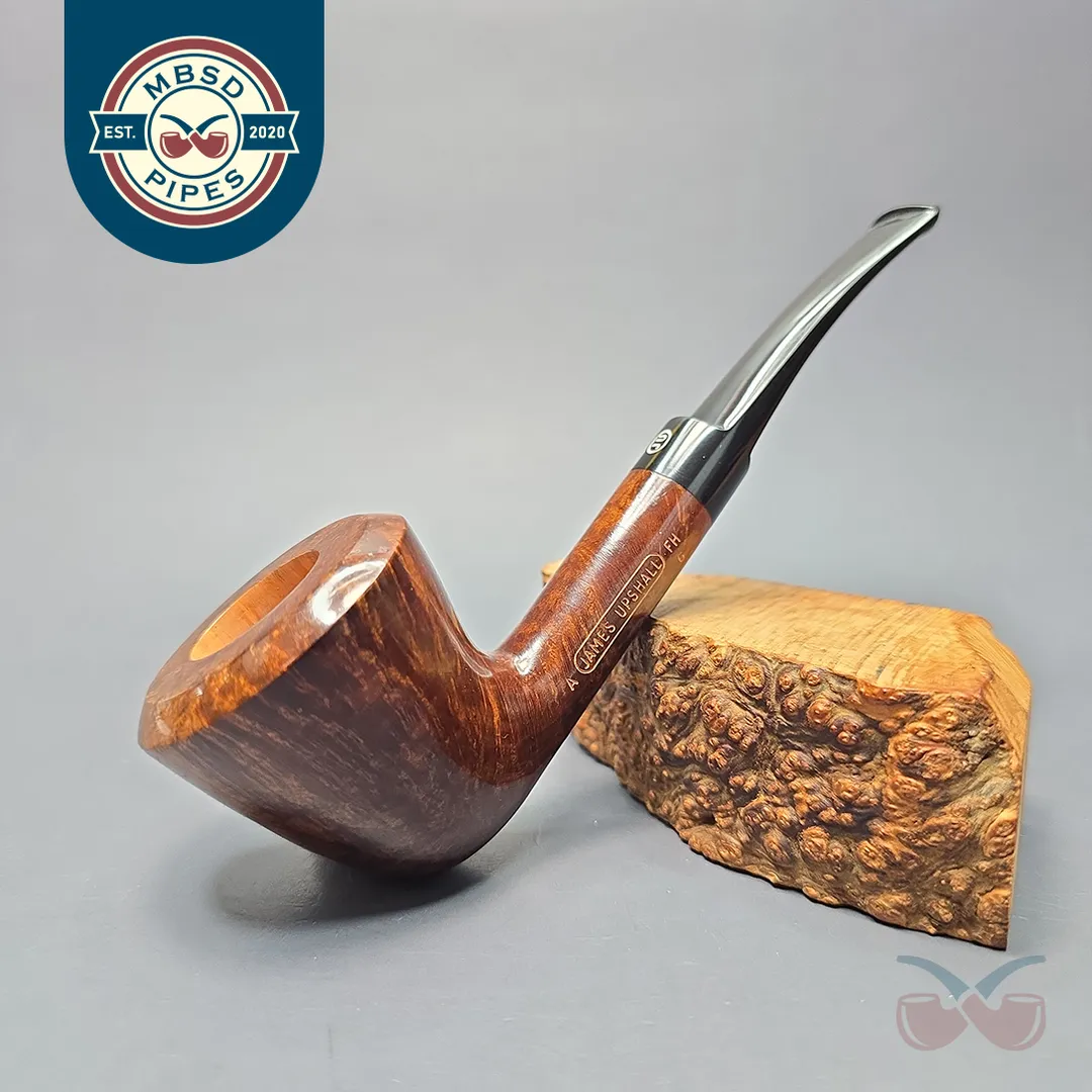 James Upshall A Grade Group 6 Smooth Dublin Estate Briar Pipe, Unsmoked