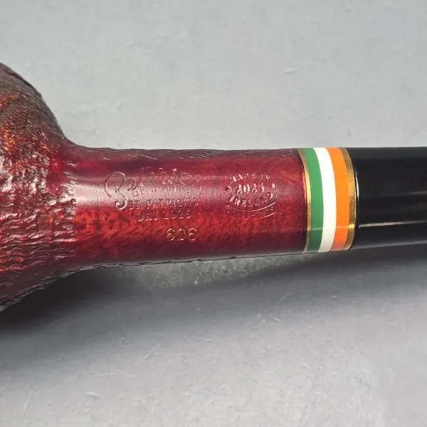 Peterson 2026 St Patrick's Day 606 Sandblasted Pot Briar Pipe, New - Image 11