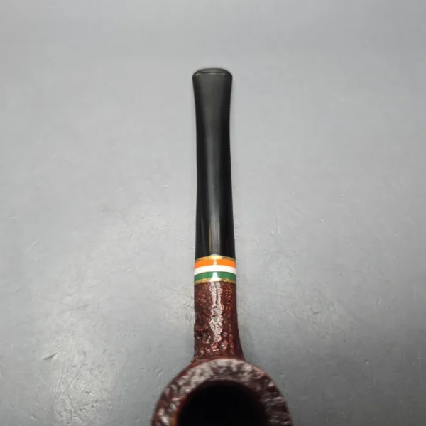 Peterson 2026 St Patrick's Day 701 Sandblasted Poker Briar Pipe, New - Image 9