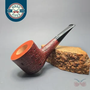 Graziano Tendi Patially Sandblasted Pot Handmade Briar Pipe, New