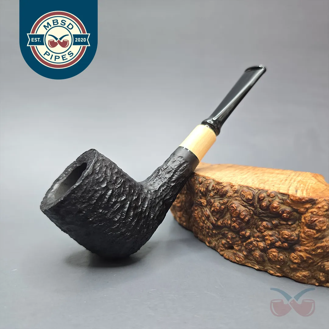 MBSD Briars by Piero Vitale Black Rusticated Billiard with Boxwood (New)