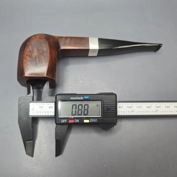 Ferndown Reo 3 Star Smooth Panel w/ Silver Estate Briar Pipe, English Estates - Image 14