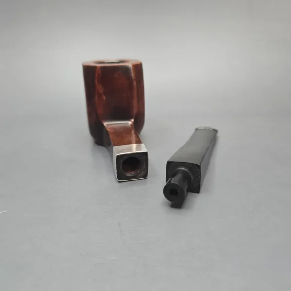 Ferndown Reo 3 Star Smooth Panel w/ Silver Estate Briar Pipe, English Estates - Image 15