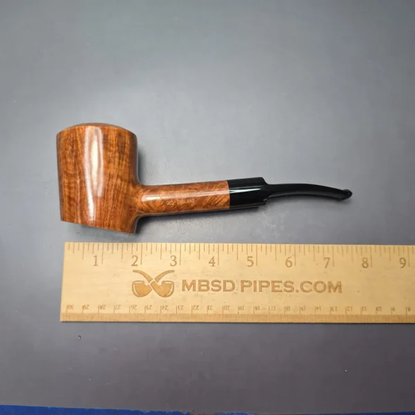James Upshall Empire Old England XXL Smooth Poker Estate Briar Pipe, Unsmoked - Image 13