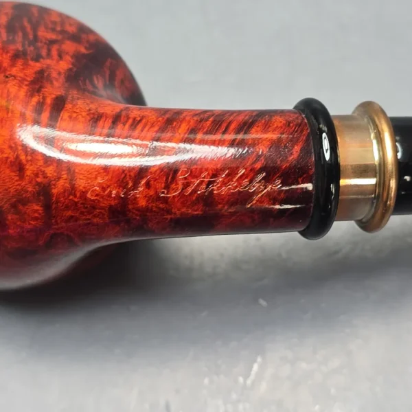 4th Generation (by Chacom) Smooth Churchwarden with Brass (Unsmoked Estate) - Image 11
