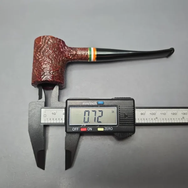 Peterson 2026 St Patrick's Day 701 Sandblasted Poker Briar Pipe, New - Image 13