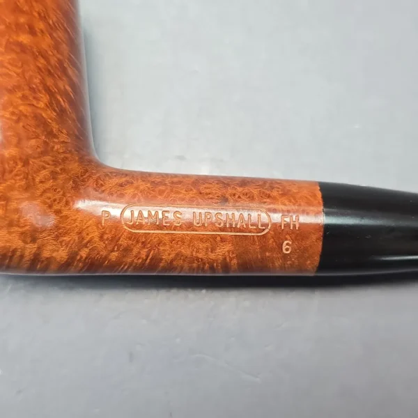 James Upshall P Grade 6 Smooth Canted Dublin Estate Briar Pipe, Unsmoked - Image 10