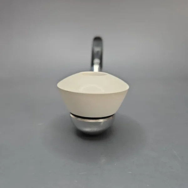 Falcon Bent Dental w/ MBSD Meerschaum Smooth Dublin Block Meerschaum Bowl Pipe, New - Image 3