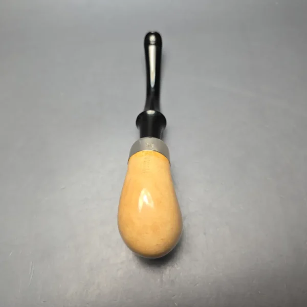 Belt Fumed & Floral Carved African Block Meerschaum Bent Billiard w/ Les Wood Silver Estate Pipe, Unsmoked - Image 10