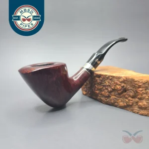 Stanwell (Pre-2010) Black 'n Silver 19 Smooth Dublin w/ Silver Estate Briar Pipe, Unsmoked