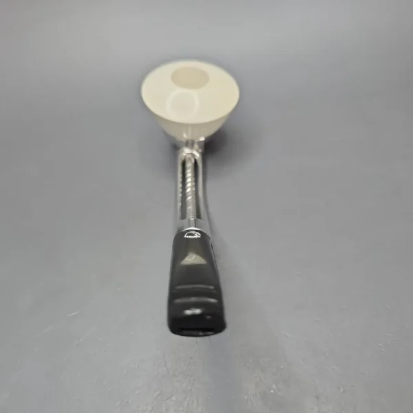 Falcon Bent Dental w/ MBSD Meerschaum Smooth Dublin Block Meerschaum Bowl Pipe, New - Image 5