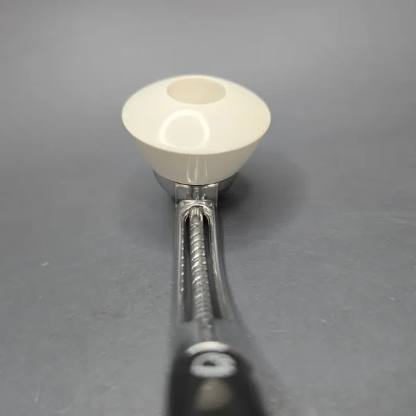 Falcon Bent Dental w/ MBSD Meerschaum Smooth Dublin Block Meerschaum Bowl Pipe, New - Image 6