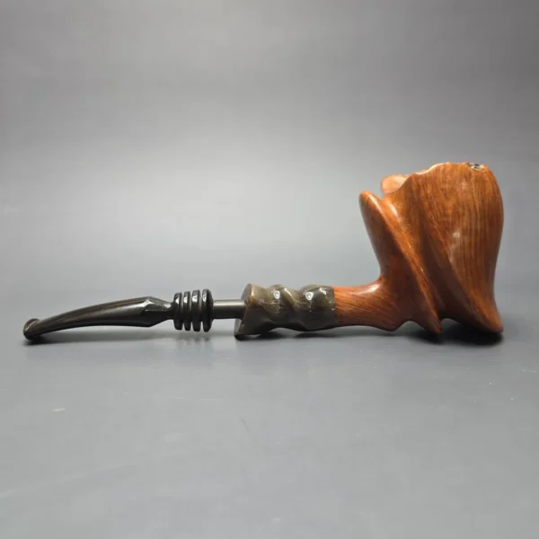 Preben Holm Hand Cut Magnum Smooth Freehand with Horn (Estate) - Image 4