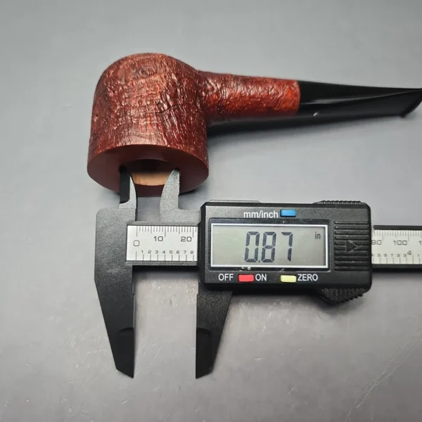 Graziano Tendi Patially Sandblasted Pot Handmade Briar Pipe, New - Image 12