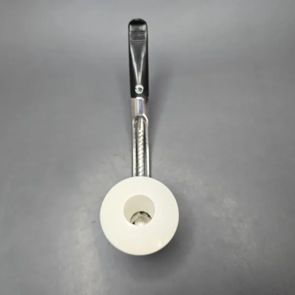 Falcon Bent Dental w/ MBSD Meerschaum Smooth Dublin Block Meerschaum Bowl Pipe, New - Image 9