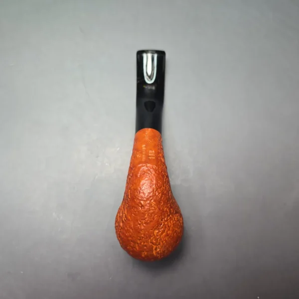 Calibano (Mastro de Paja) 119 C4 Sandblasted Bent Billiard Estate Briar Pipe, Unsmoked - Image 6
