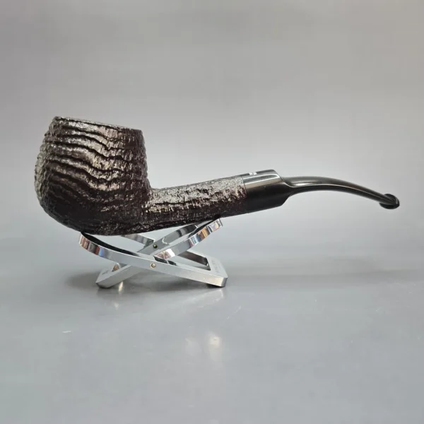 Ben Wade (Peter Wilson) Magnum Sandblasted Diplomat Estate Briar Pipe, Unsmoked - Image 3