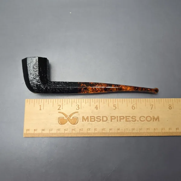 Savinelli Ottagono Long II Sandblasted Panel Dublin Briar Pipe, New, 6mm - Image 13