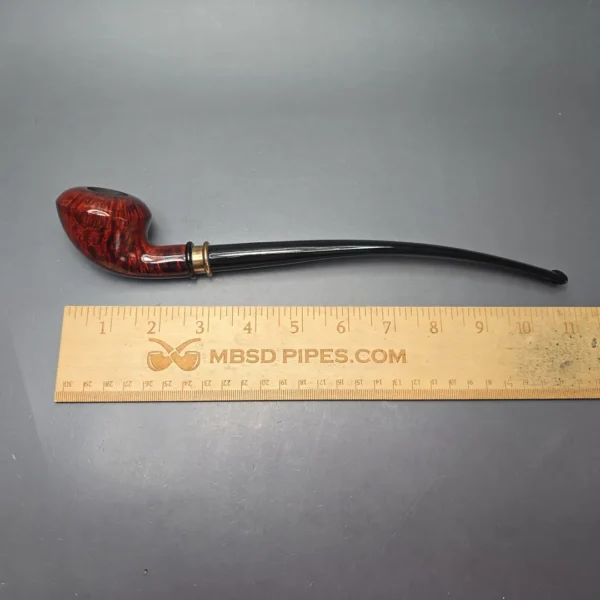 4th Generation (by Chacom) Smooth Churchwarden with Brass (Unsmoked Estate) - Image 15