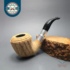 Rattray's Sanctuary Olive Brushed 15 Rhodesian Estate Pipe, Unsmoked, 9mm