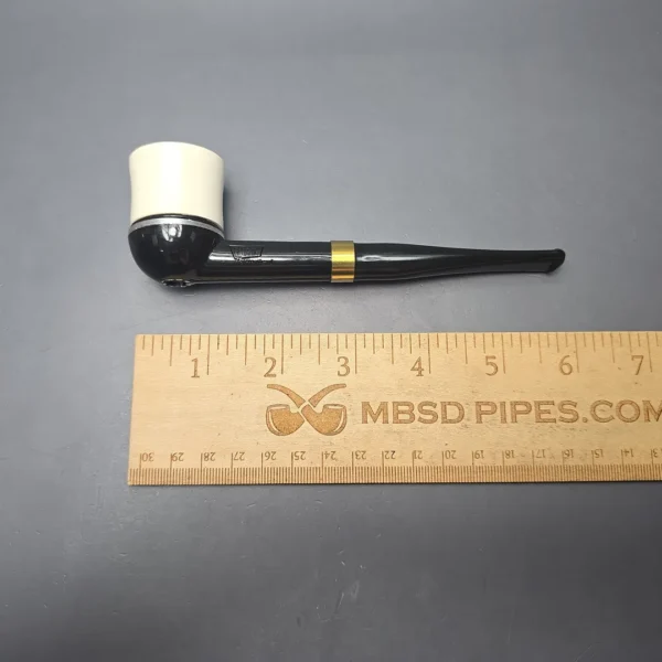 Falcon International w/ MBSD Meerschaum Dublin Block Meerschaum Bowl Pipe, New, 6mm - Image 6