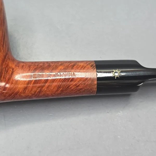 Savinelli Erica Fiamma 144 KS Smooth Brandy Estate Briar Pipe, Italian Estates - Image 11