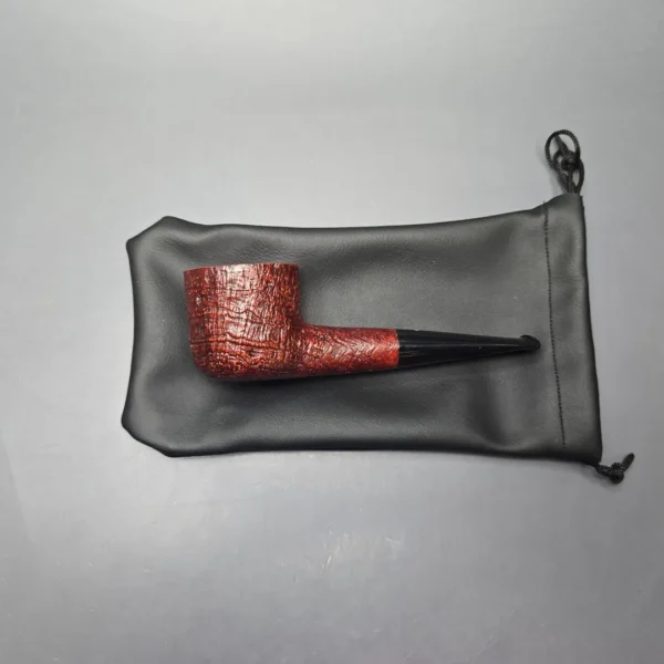 Graziano Tendi Patially Sandblasted Pot Handmade Briar Pipe, New - Image 14