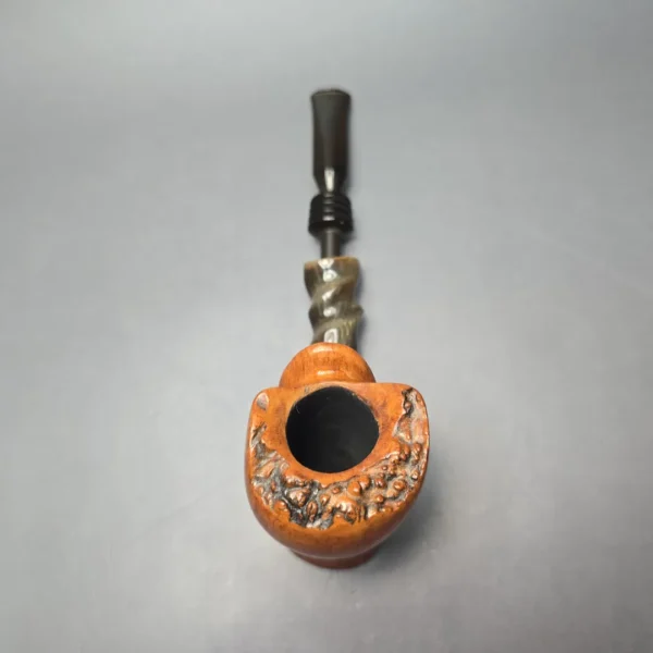 Preben Holm Hand Cut Magnum Smooth Freehand with Horn (Estate) - Image 9