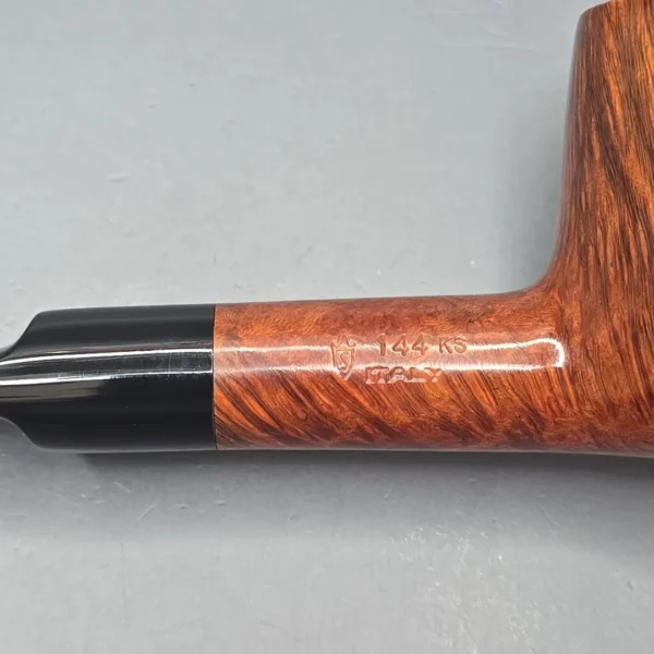 Savinelli Erica Fiamma 144 KS Smooth Brandy Estate Briar Pipe, Italian Estates - Image 12
