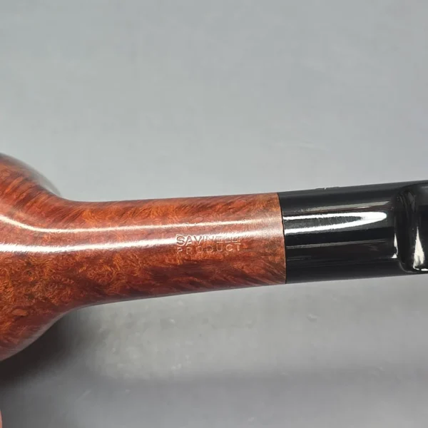 Savinelli Erica Fiamma 144 KS Smooth Brandy Estate Briar Pipe, Italian Estates - Image 13