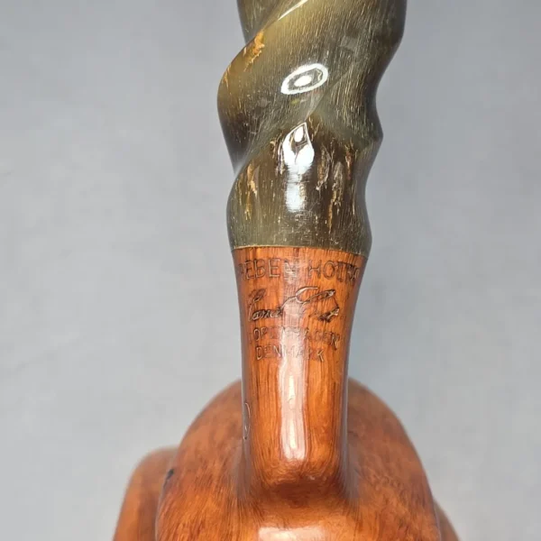 Preben Holm Hand Cut Magnum Smooth Freehand with Horn (Estate) - Image 11