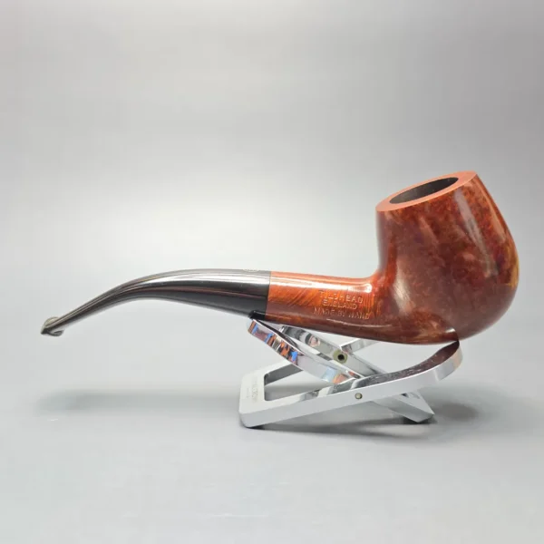 James Upshall A Grade Group 6 Smooth "Large Semi-Bent" Billiard Estate Briar Pipe, Unsmoked - Image 4