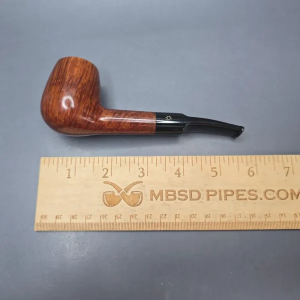 Savinelli Erica Fiamma 144 KS Smooth Brandy Estate Briar Pipe, Italian Estates - Image 15