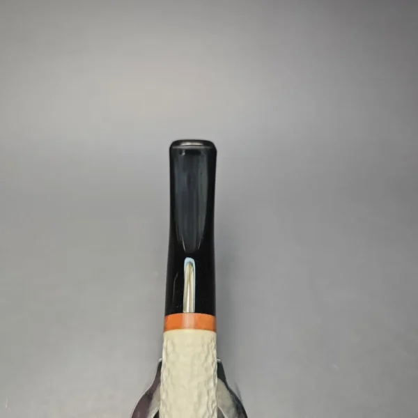 MBSD Meerschaum Deluxe Rusticated "Whittler" Poker with Briar-Mortise (New) - Image 8