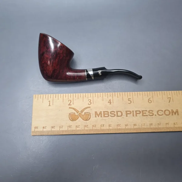 Stanwell (Pre-2010) Black 'n Silver 19 Smooth Dublin w/ Silver Estate Briar Pipe, Unsmoked - Image 12