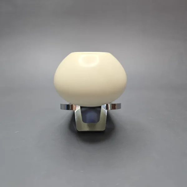 MBSD Meerschaum Silver Smooth Author Reverse Calabash Block Meerschaum Pipe, New - Image 4