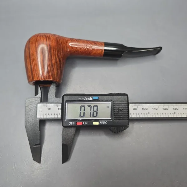 Savinelli Erica Fiamma 144 KS Smooth Brandy Estate Briar Pipe, Italian Estates - Image 16