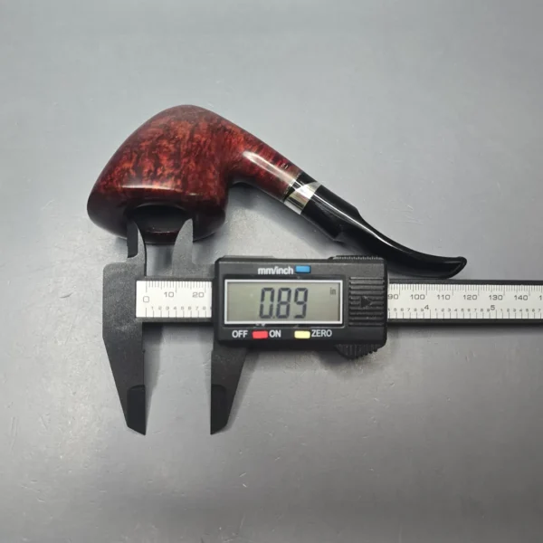 Stanwell (Pre-2010) Black 'n Silver 19 Smooth Dublin w/ Silver Estate Briar Pipe, Unsmoked - Image 13