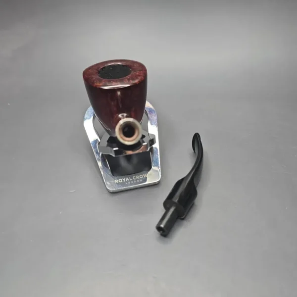 Stanwell (Pre-2010) Black 'n Silver 19 Smooth Dublin w/ Silver Estate Briar Pipe, Unsmoked - Image 14