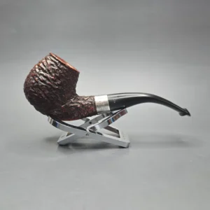 Peterson (2000) Donegal Rocky 68 Rusticated Brandy with Silver (Estate) - alternate view